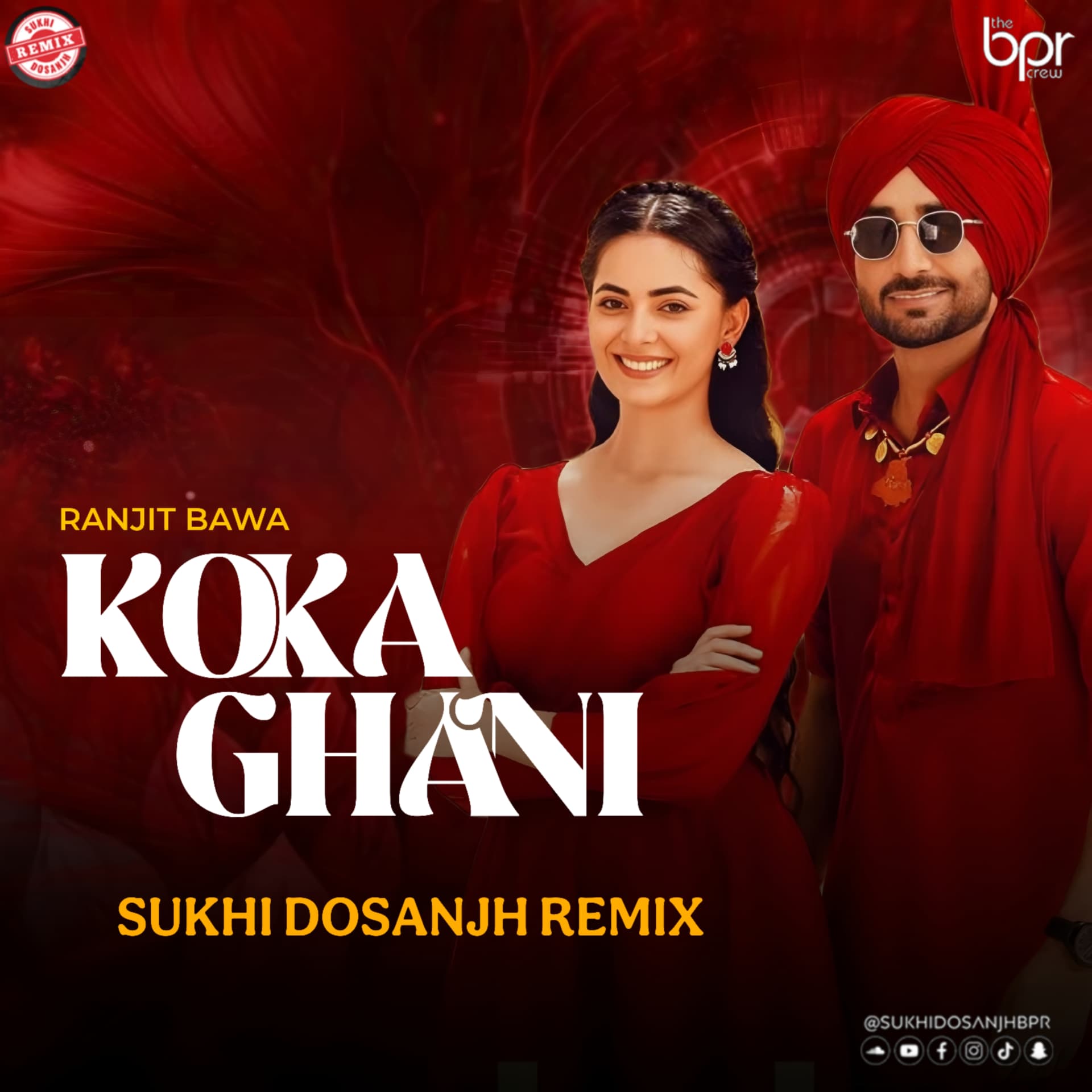 Koka Ghani — Sukhi Dosanjh remix of Ranjit Bawa, cover artwork