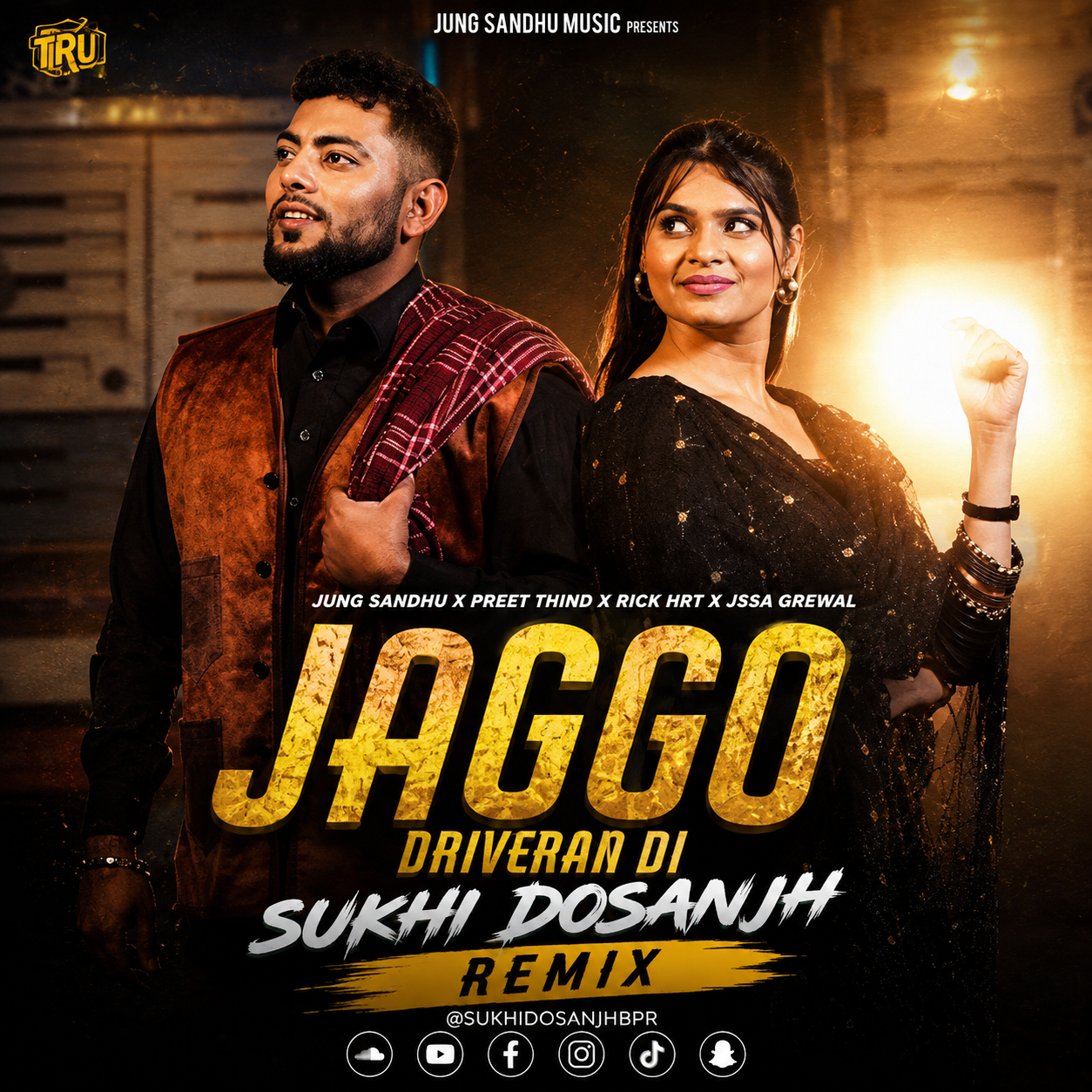 Jaggo Driveran Di — Sukhi Dosanjh remix of Jung Sandhu x Preet Thind x Rick Hrt x Jssa Grewal, cover artwork