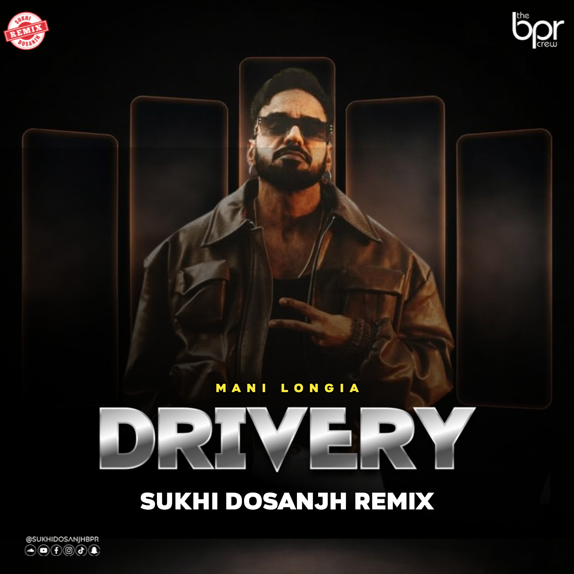 Drivery — Sukhi Dosanjh remix of Mani Longia, cover artwork