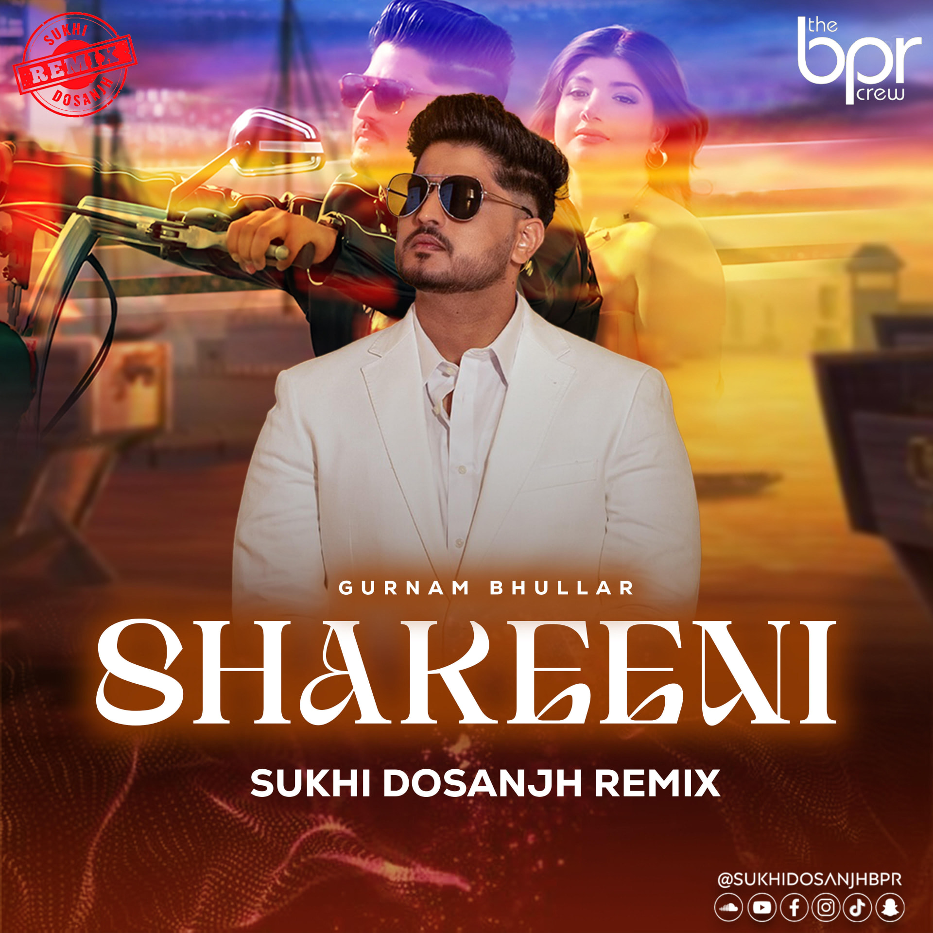 Shakeeni — Sukhi Dosanjh remix of Gurnam Bhullar, cover artwork