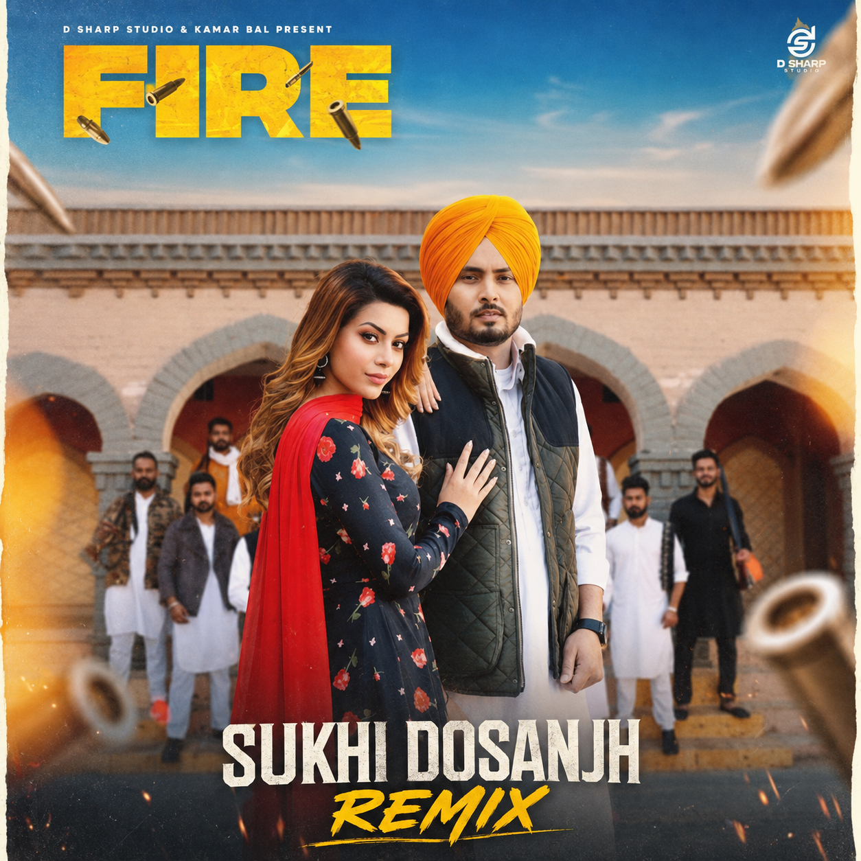 Fire (Sukhi Dosanjh Remix) — Sukhi Dosanjh remix of Hapee Boparai, cover artwork