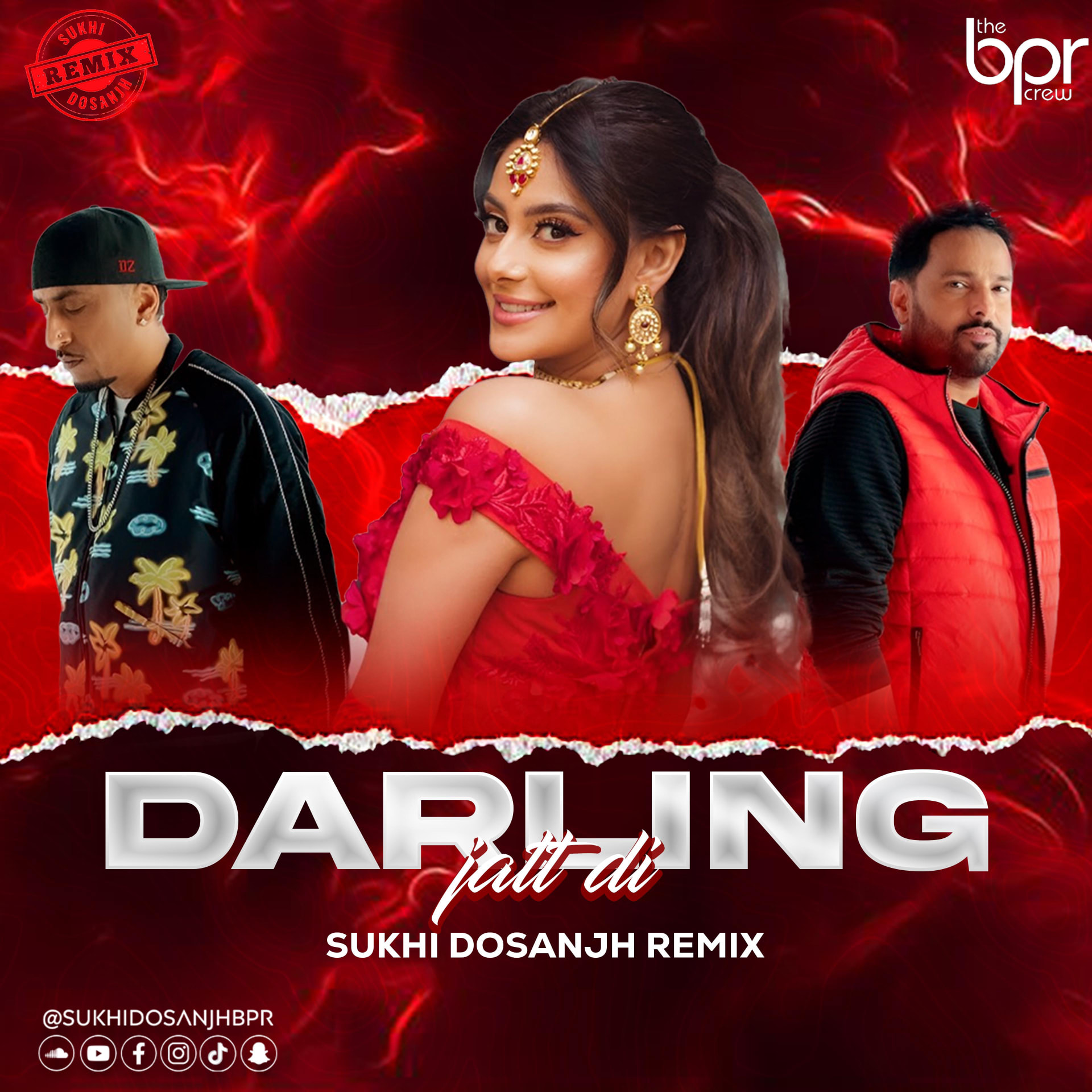 Darling Jatt Di — Sukhi Dosanjh remix of Amrinder Gill, cover artwork