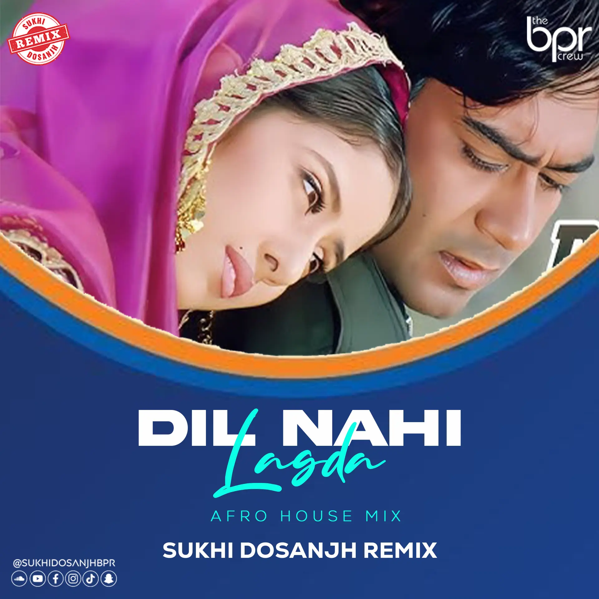 Dil Nahi Lagda (Afro House Mix) — Sukhi Dosanjh remix of Bollywood Classic, cover artwork