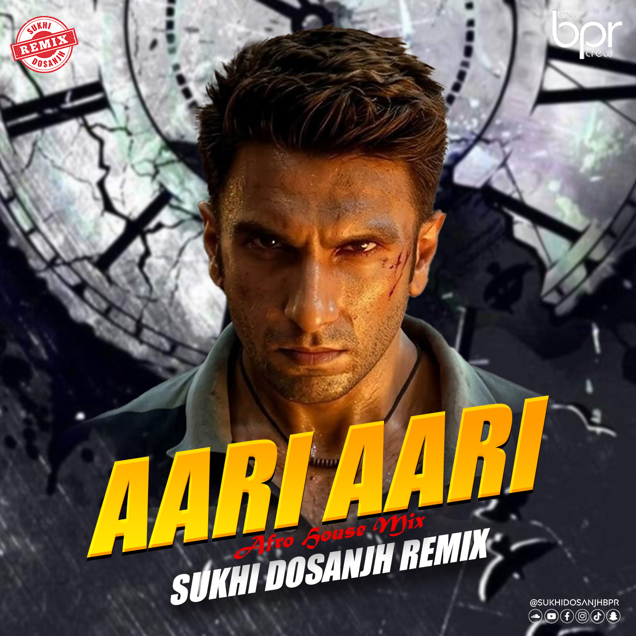 Aari Aari (Afro House Remix) — Sukhi Dosanjh remix of Dhurandhar, cover artwork