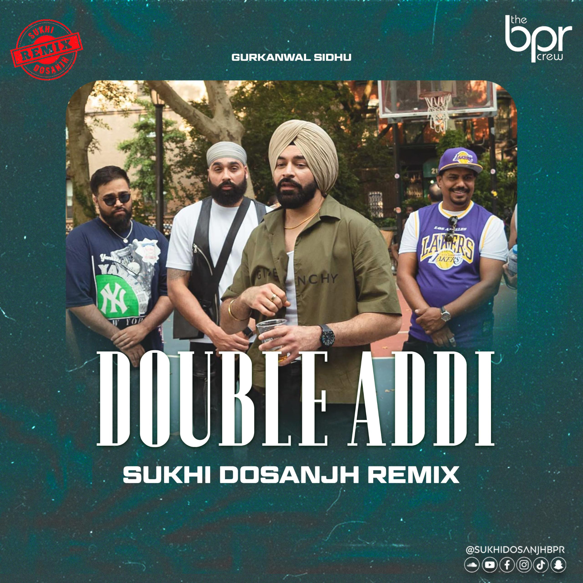 Double Addi — Sukhi Dosanjh remix of G Sidhu, cover artwork