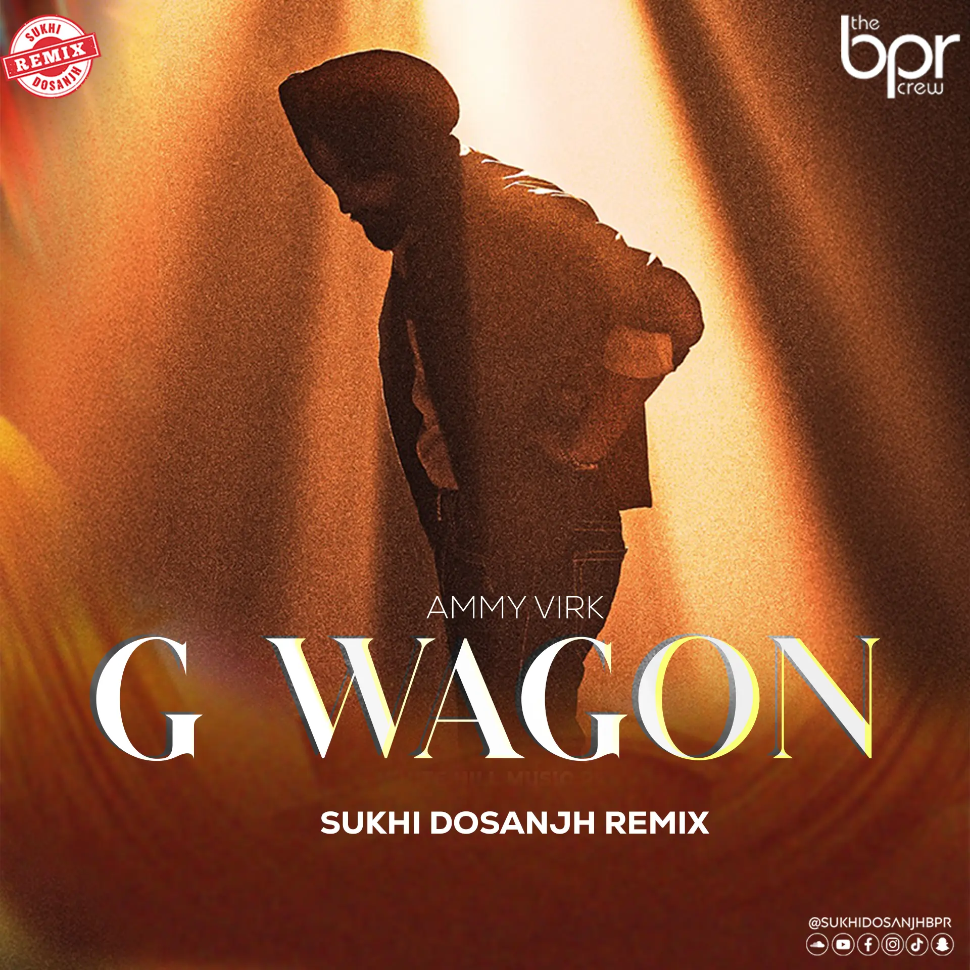 G Wagon — Sukhi Dosanjh remix of Ammy Virk, cover artwork