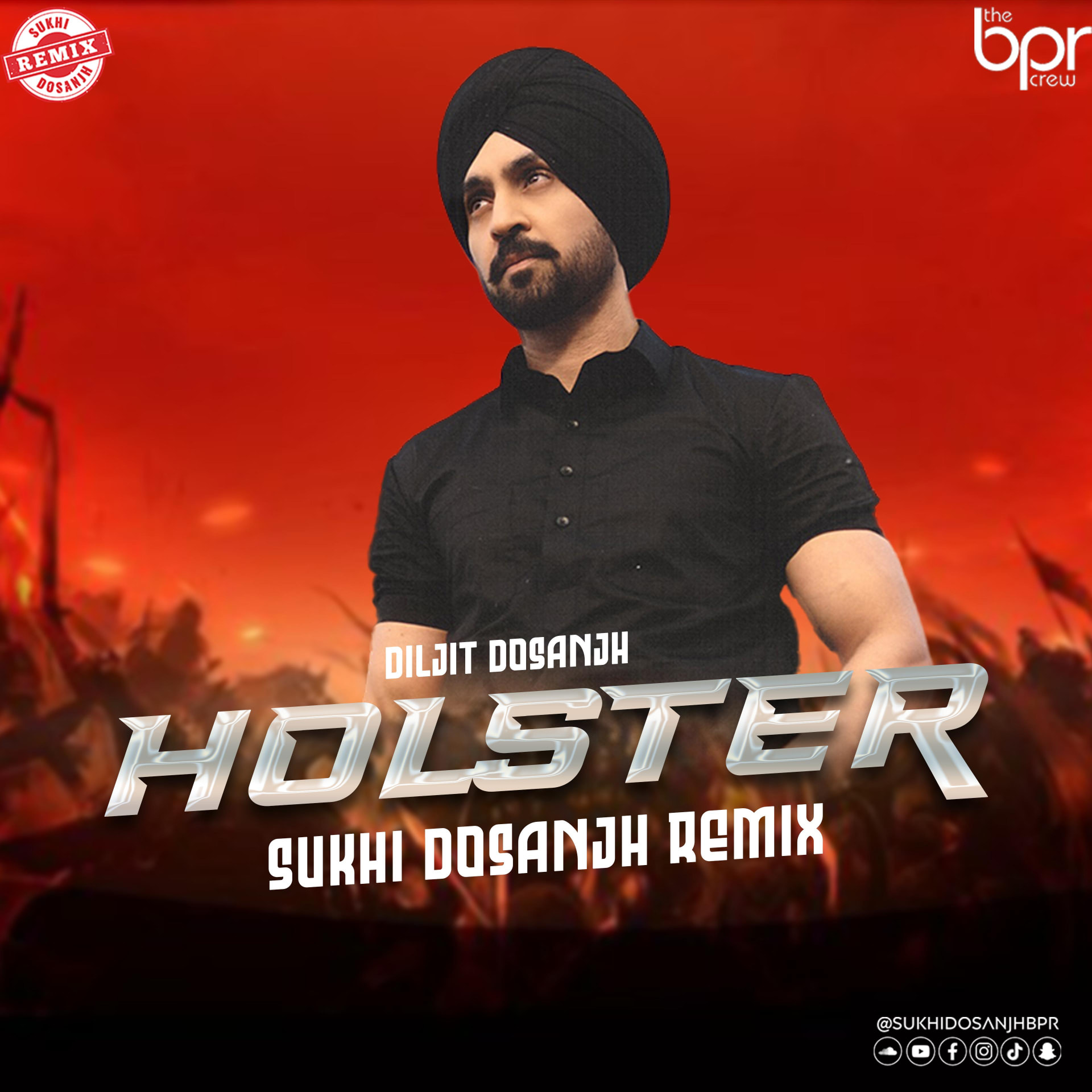 Holster — Sukhi Dosanjh remix of Diljit Dosanjh, cover artwork