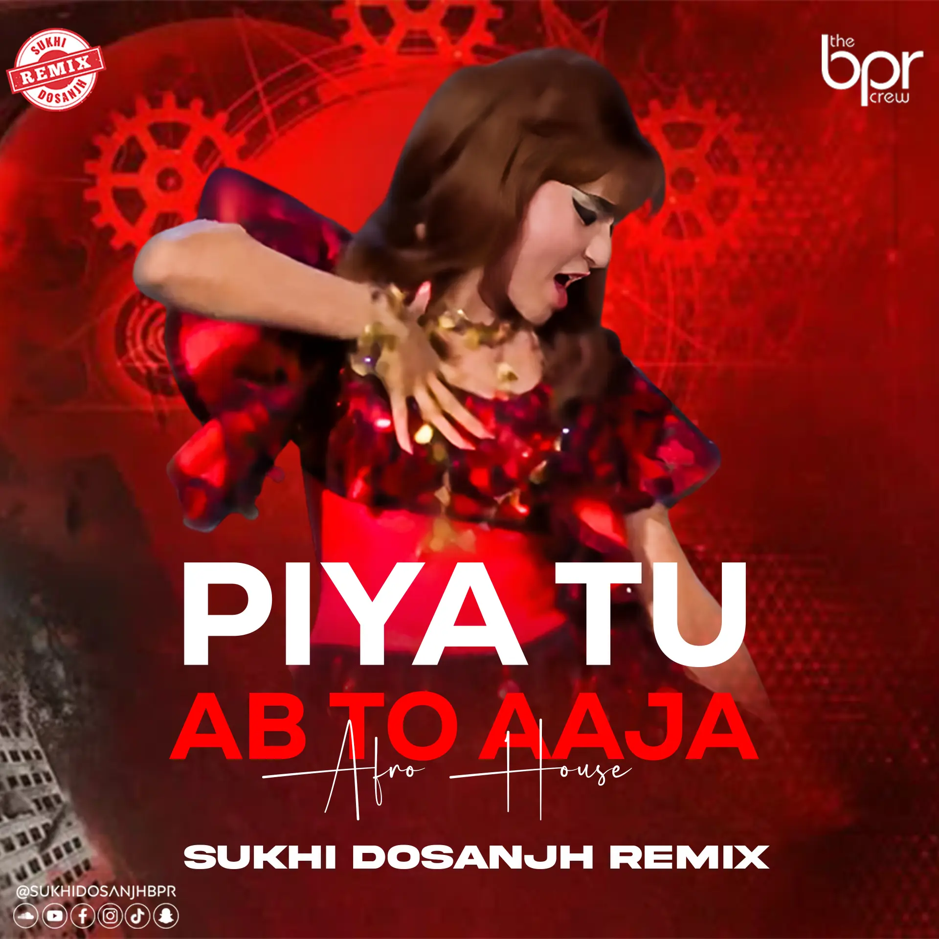 Piya Tu Ab To Aaja (Afro House Remix) — Sukhi Dosanjh remix of Asha Bhosle & R.D. Burman, cover artwork